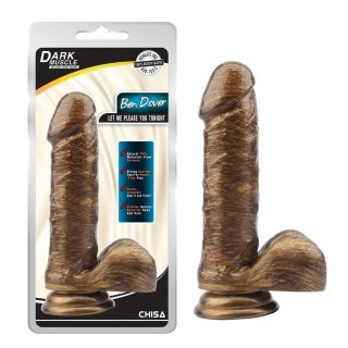 Dildo realistyczne członek jądram przyssawka 19 cm DarkMuscle