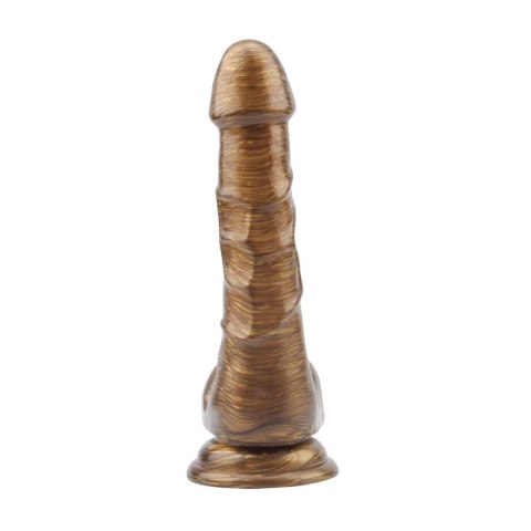 Dildo realistyczne jak penis przyssawka jądra 19cm DarkMuscle