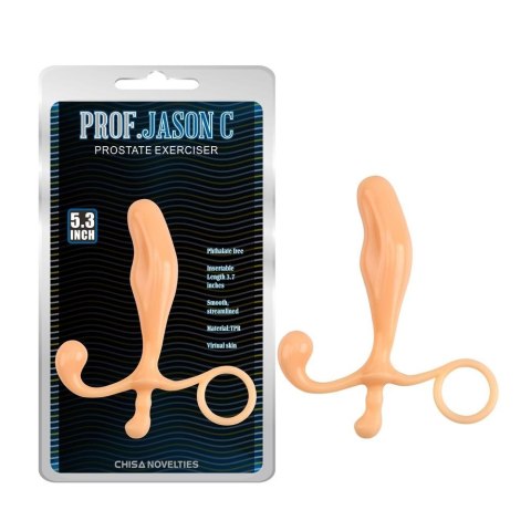 Masażer stymulator prostaty krocza sex analny 13cm Prof.Jason C