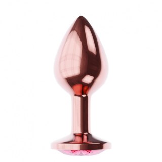 Plug-Butt Plug Diamond Ruby Shine L Rose Gold Lola Games