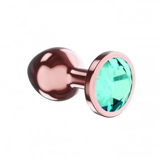 Plug-Butt Plug Diamond Topaz Shine L Rose Gold Lola Games