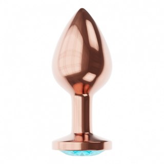 Plug-Butt Plug Diamond Topaz Shine L Rose Gold Lola Games