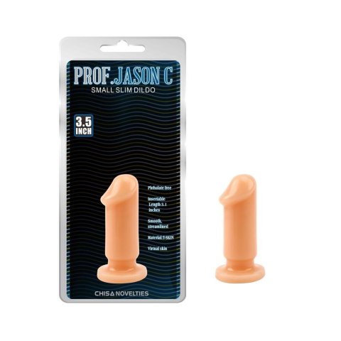 Realistyczna zatyczka analna korek penis mały 9cm Prof.Jason C