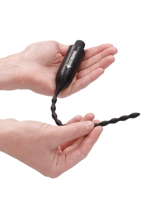 Elektrostymulator BDSM Vibrating Urethral Sounding - Black ShotsToys