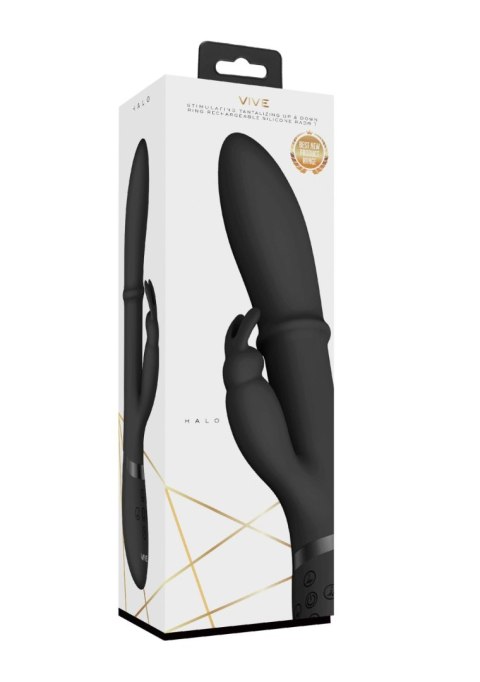 Wibrator Stymulator Punkt G Halo - Black ShotsToys