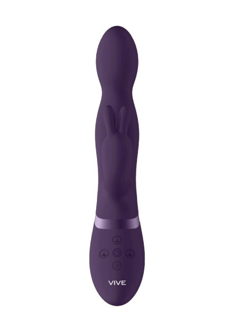 Wibrator królik - 360degrees Rabbit - Purple ShotsToys