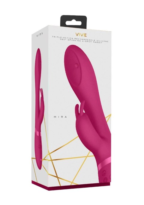 Wibrator masażer - Spinning G-spot Rabbit - Pink ShotsToys