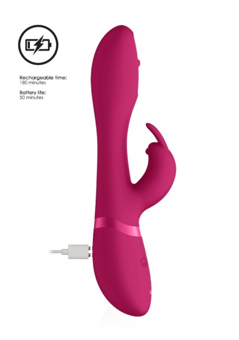 Wibrator masażer - Spinning G-spot Rabbit - Pink ShotsToys