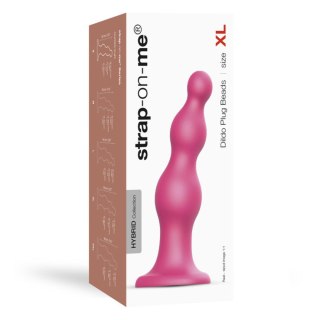 Dildo różowe do strap-ona ostry sex silikonowy Strap-on-me