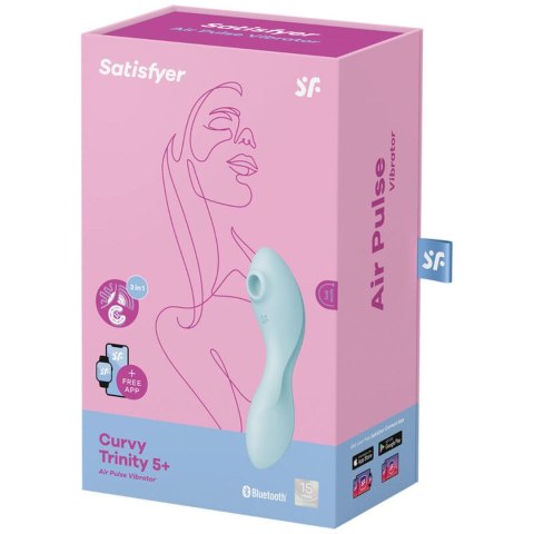 Masażer łechtaczki punkt G Satisfyer Curvy Trinity Satisfyer