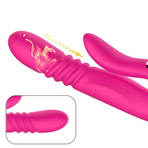 Deluxe Twirling Vibrating Thruster RED B - Series Cute