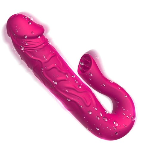 Realistic Tongue Stimulating Dildo Vibrator B - Series Cute