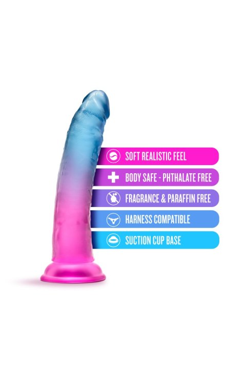 B YOURS BEAUTIFUL SKY 7 INCH DILDO SUNSET Blush