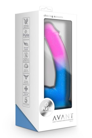 Żelowy miękki penis dildo z mocną przyssawką 16 cm Blush