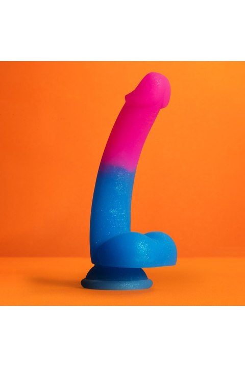 Żelowy miękki penis dildo z mocną przyssawką 16 cm Blush