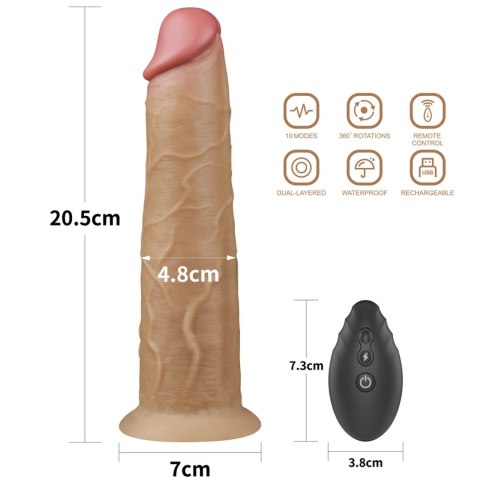 Żylaste dildo penis realistyczny przyssawka 20,5cm Lovetoy