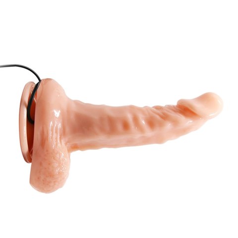 Realistyczne dildo z wibratorem i przyssawką 25 cm BAILE