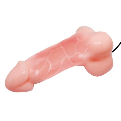 Żylaste dildo do penetracji z wibracjami 17 cm BAILE