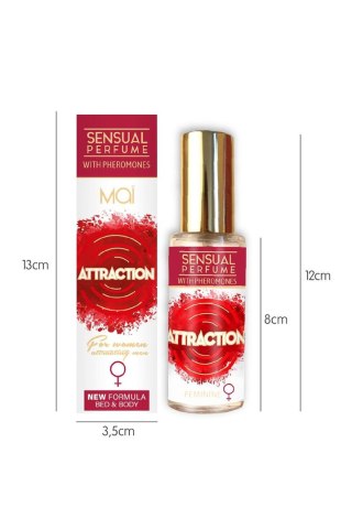 Feromony erotyczne podniecające dla kobiet 30ml Attraction