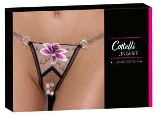 Otwarte majtki erotyczne stringi z dziurka M/L Cottelli LINGERIE