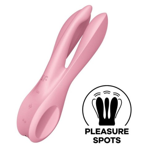 Wibrator wielofunkcyjny Satisfyer Threesome 1 róż Satisfyer