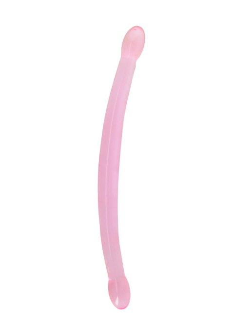 Cienkie podwójne dildo do sexu lesbijskiego 42 cm RealRock