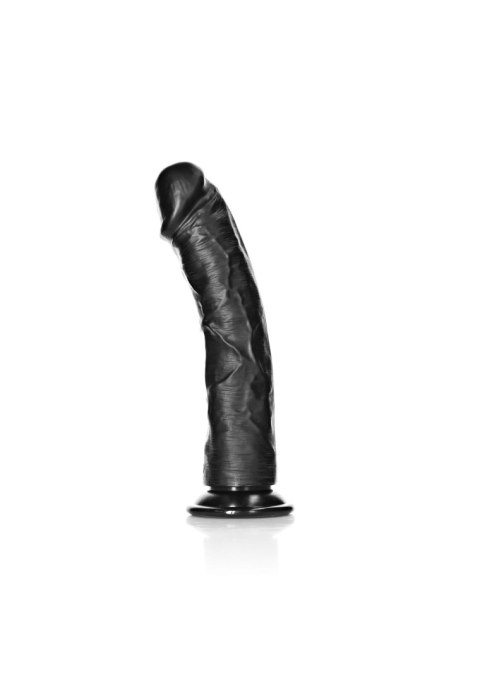 Czarne żylaste dildo z mocną przyssawką 25,5 cm RealRock