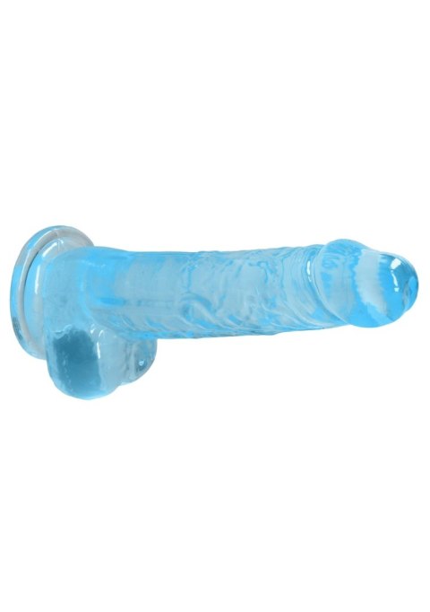 Dildo gumowe silikonowe żylaste z przyssawką 21 cm RealRock