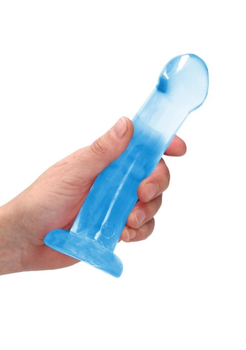 Dildo z mocna przyssawka penetracja pochwy 17 cm RealRock