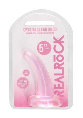 Dildo zakrzywione małe z mocną przyssawką 12 cm RealRock