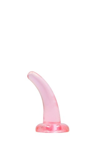 Dildo zakrzywione małe z mocną przyssawką 12 cm RealRock