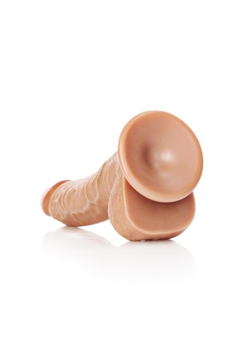 Duże Silikonowe żylaste dildo przyssawka 23 cm RealRock