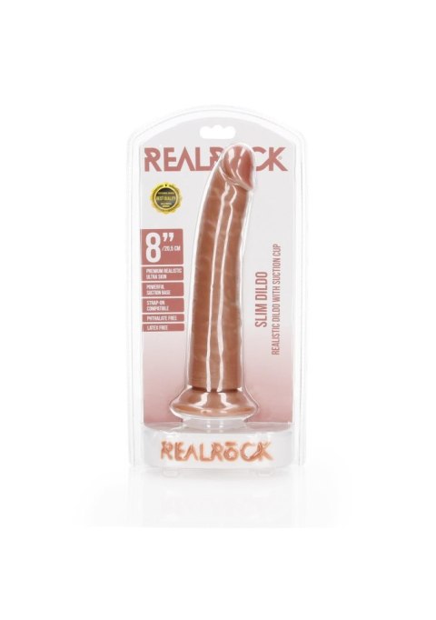 Duże realistyczne dildo z mocną przyssawką 22,5 cm RealRock