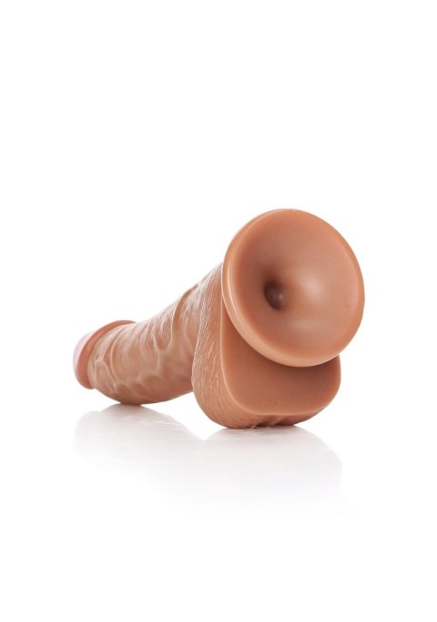 Grube silikonowe żylaste dildo przyssawka 17 cm RealRock