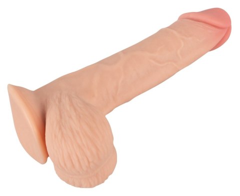 Realistyczny żylasty penis z przyssawką 19 cm Nature Skin