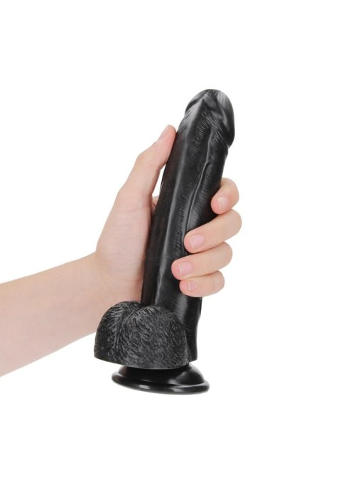 Silikonowe żylaste dildo z przyssawką 23 cm RealRock