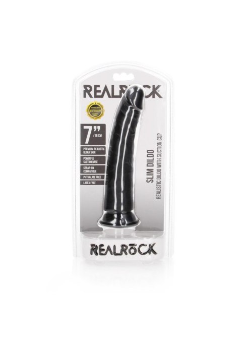 Slim Realistic Dildo with Suction Cup - 7""/ 18 cm RealRock