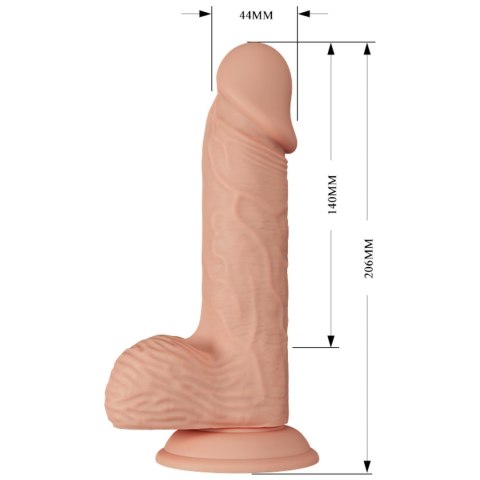 Dildo realistyczny sztuczny penis z wibracjami BAILE