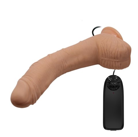 Dildo zakrzywiony penis przyssawka pilot 28 cm BAILE