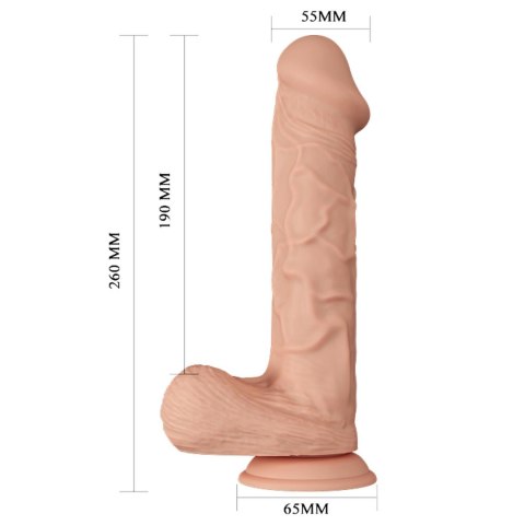 Duże realistyczne dildo penis z przyssawką 26cm BAILE