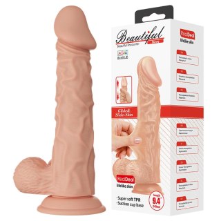 Duże realistyczne dildo penis z przyssawką 28cm BAILE