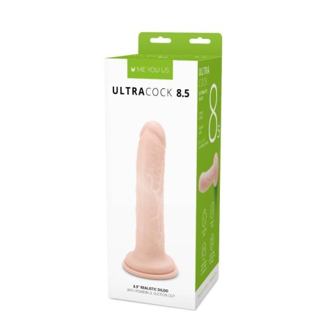 Duże realistyczne dildo z mocną przyssawką 21,5 cm Me You Us