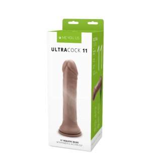 Gruby żylasty penis realistyczny przyssawka 28 cm Me You Us