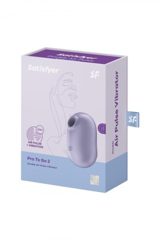 Stymulator powietrzny Satisfyer Pro To Go 2 fiolet Satisfyer