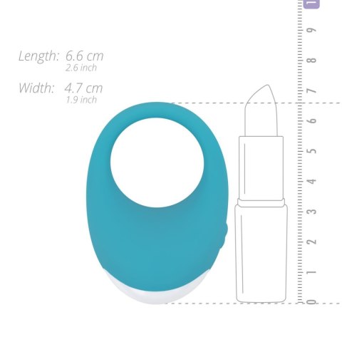 Pierścień erekcyjny wibrujący na penisa ring Cala Azul