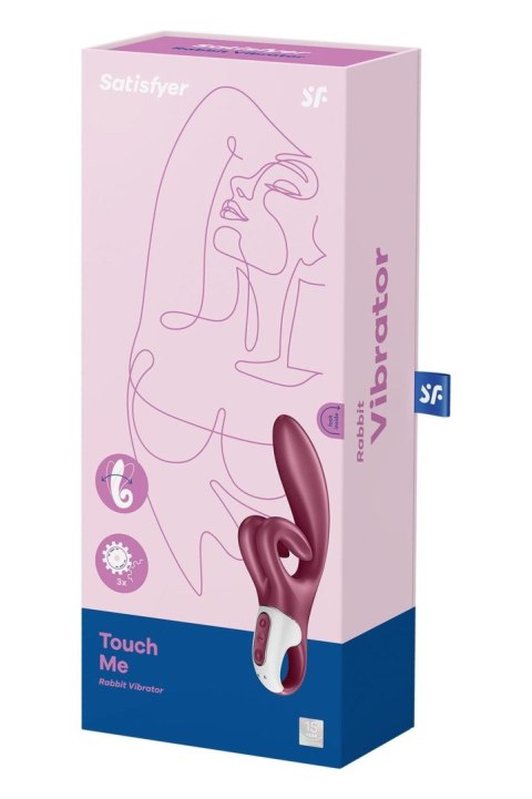 Wibrator króliczek Satisfyer Touch Me bordowy Satisfyer