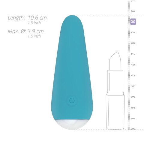 Mały wibrator masażer sex stymulator 10cm 10trybów Cala Azul