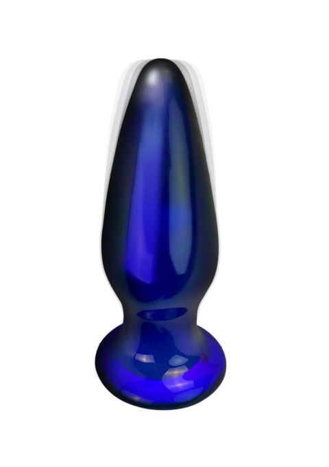 Szklany wibrujący korek analny sex buttplug 11cm TOYJOY