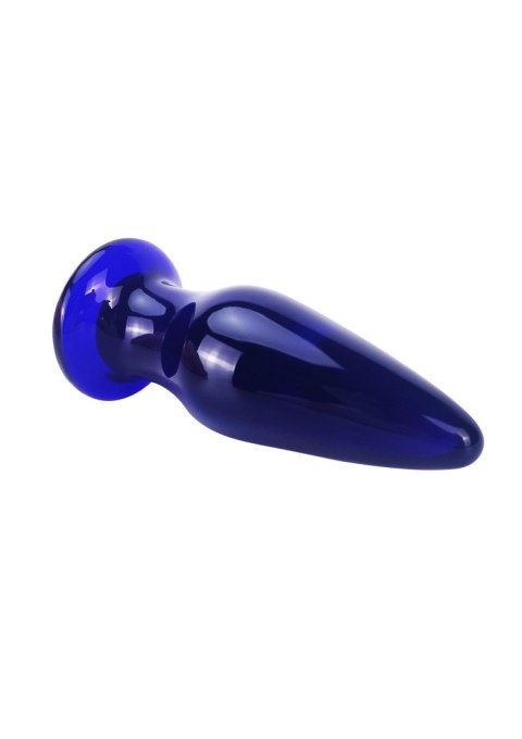 Szklany wibrujący korek analny sex buttplug 11cm TOYJOY