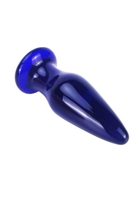 Szklany wibrujący korek analny sex buttplug 11cm TOYJOY